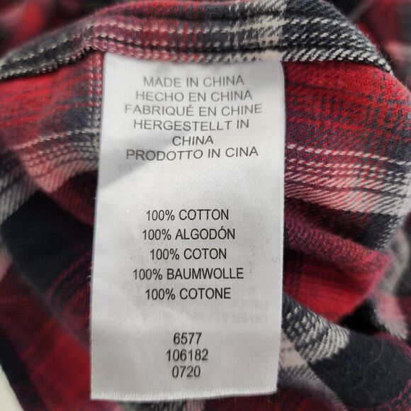 Legendary Whitetails Mens Shirt XLT Stockyard Shotgun Western Flannel Pearl Snap - Picture 11 of 11